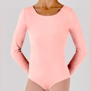 NWT Girls  Pink leotard by Jacques Moret  size 6 /7